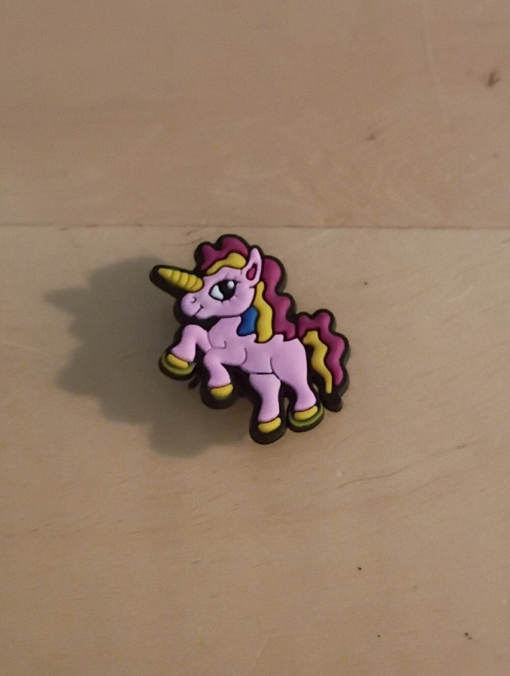 10 for $10 Jibbitz Croc Charms - Pink Unicorn Multicolored Hair - New Shoe Charm